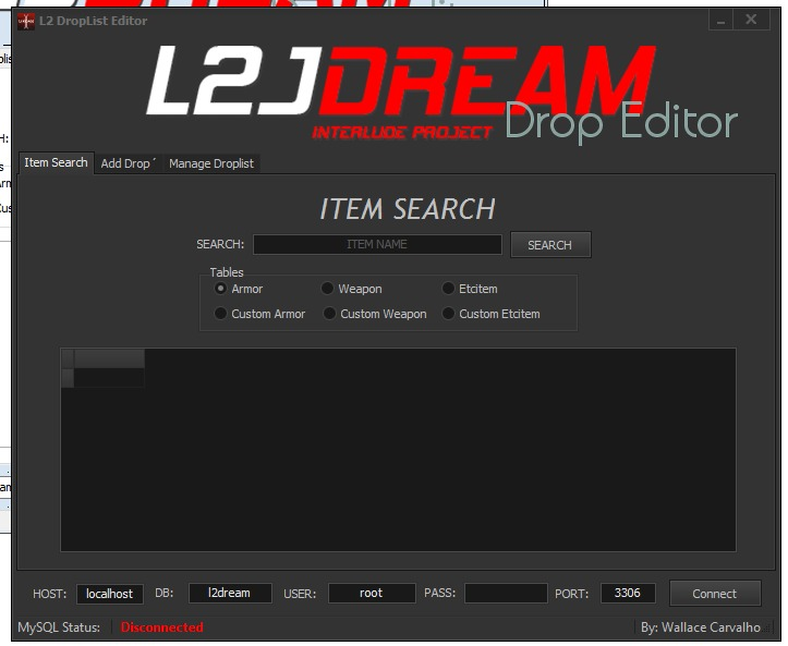 L2JDream DropList Editor